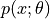 p(x; \theta)